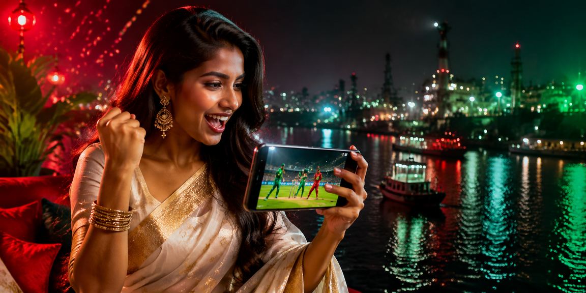 নারায়ণগঞ্জে শাড়ি পরা তরুণী 316 ক্রিকেট বেটিং স্পোর্টস ইভেন্টে অংশগ্রহণ করছেন
